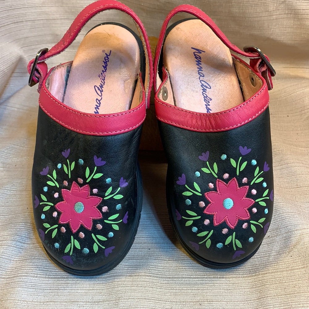 Hanna Andersson flower wear-two-way clogs